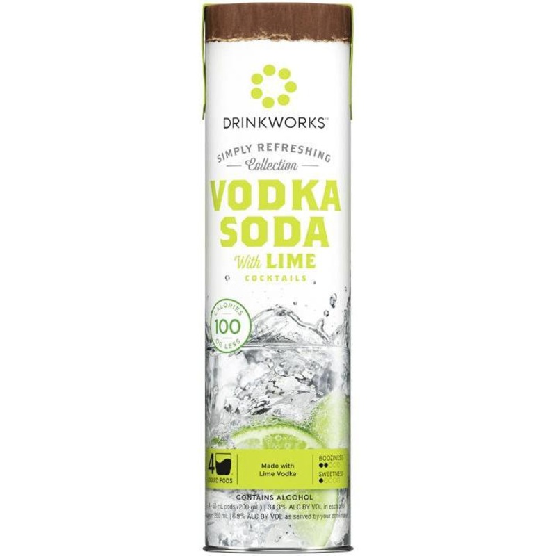 Drinkworks Vodka Soda with Lime