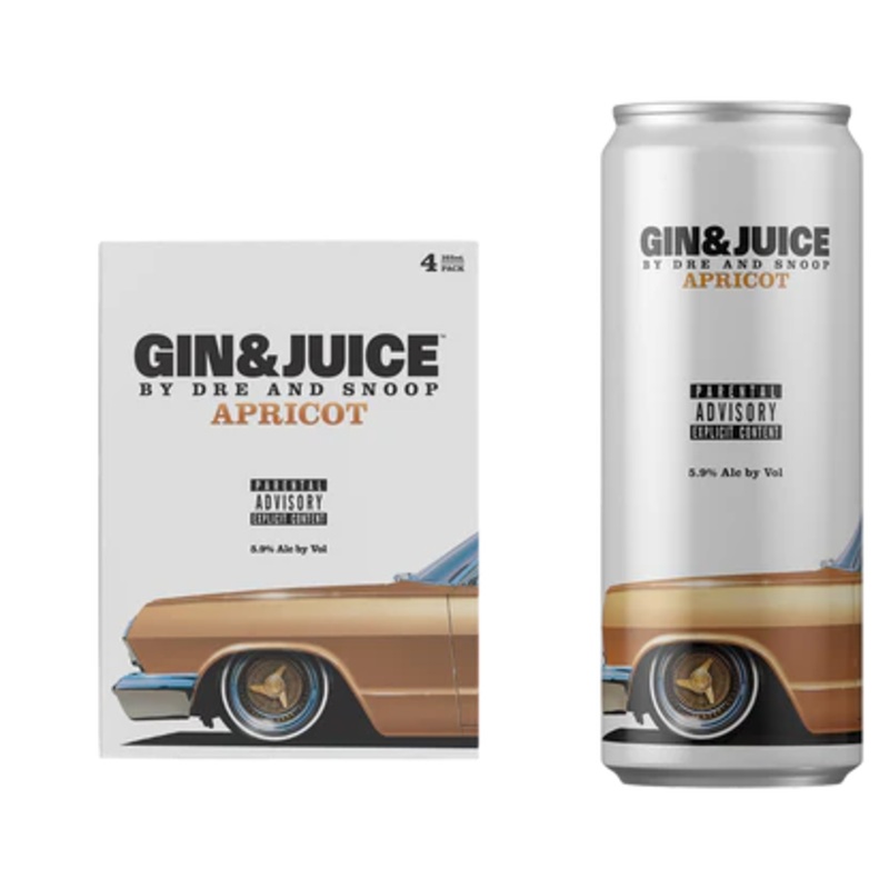 Gin & Juice by Dre and Snoop Apricot 4-Pack