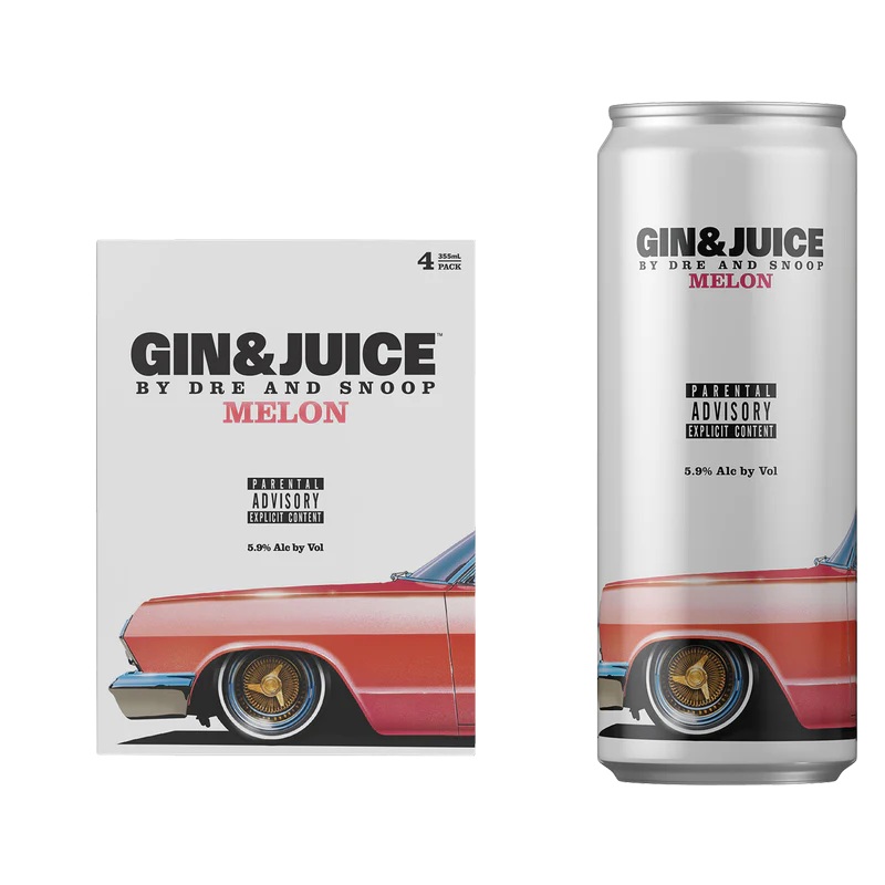 Gin & Juice by Dre and Snoop Melon 4-Pack