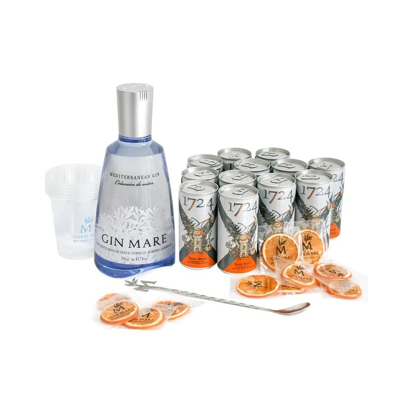 Gin Mare Home Bar Set, 70 cl