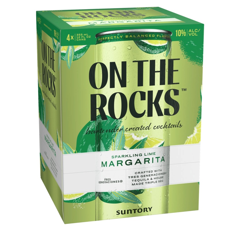 ON THE ROCKS SPARKLING MARGARITA 4PK