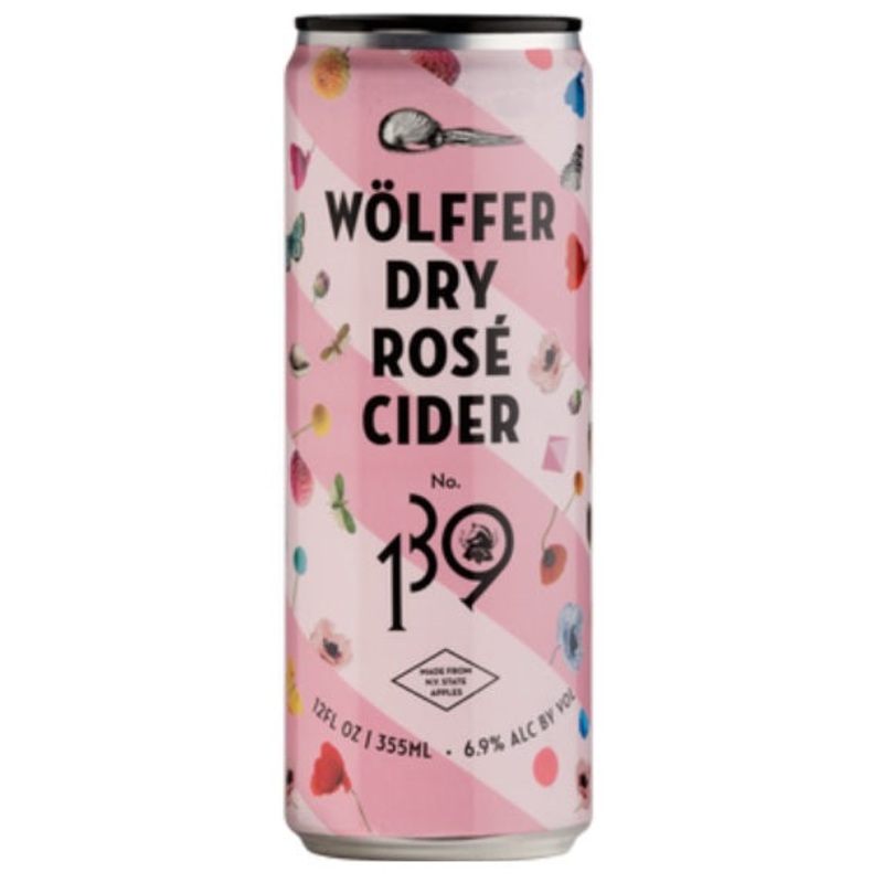 Wolffer Estate Dry Rose Cider Cans 4Pk 355ml