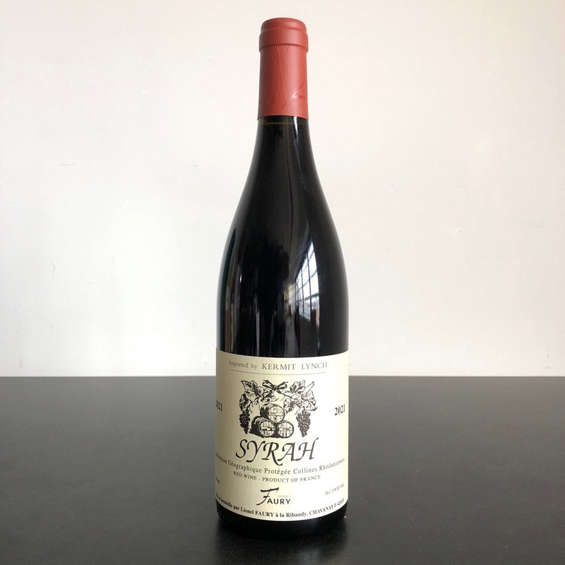 2021 Domaine Faury Syrah, IGP Collines Rhodaniennes, France