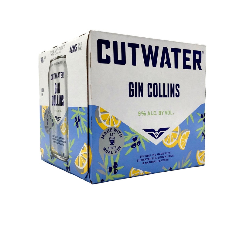 Cutwater Gin Collins 12oz 4pack Cans