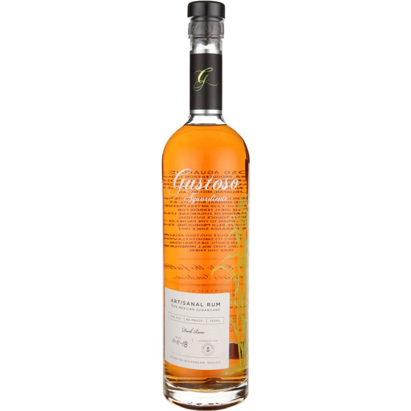 GUSTOSO AGUARDIENTE RUM DARK 80