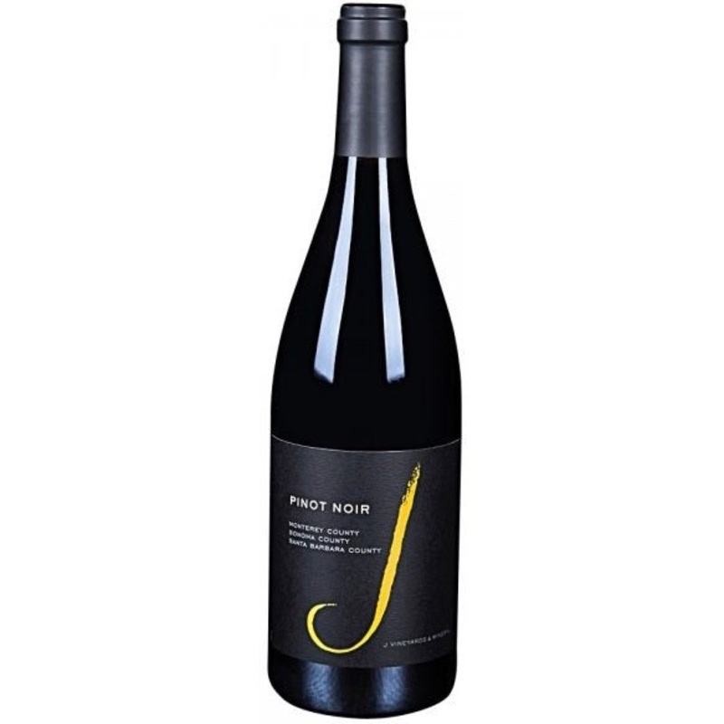J Vineyards & Winery Pinot Noir Sonoma County, Monterrey County, Santa Barbera 2016 750ml