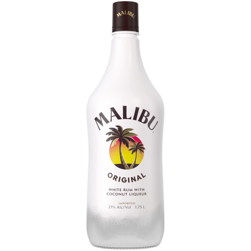 MALIBU RUM COCONUT 42 W/PINE PAD(8