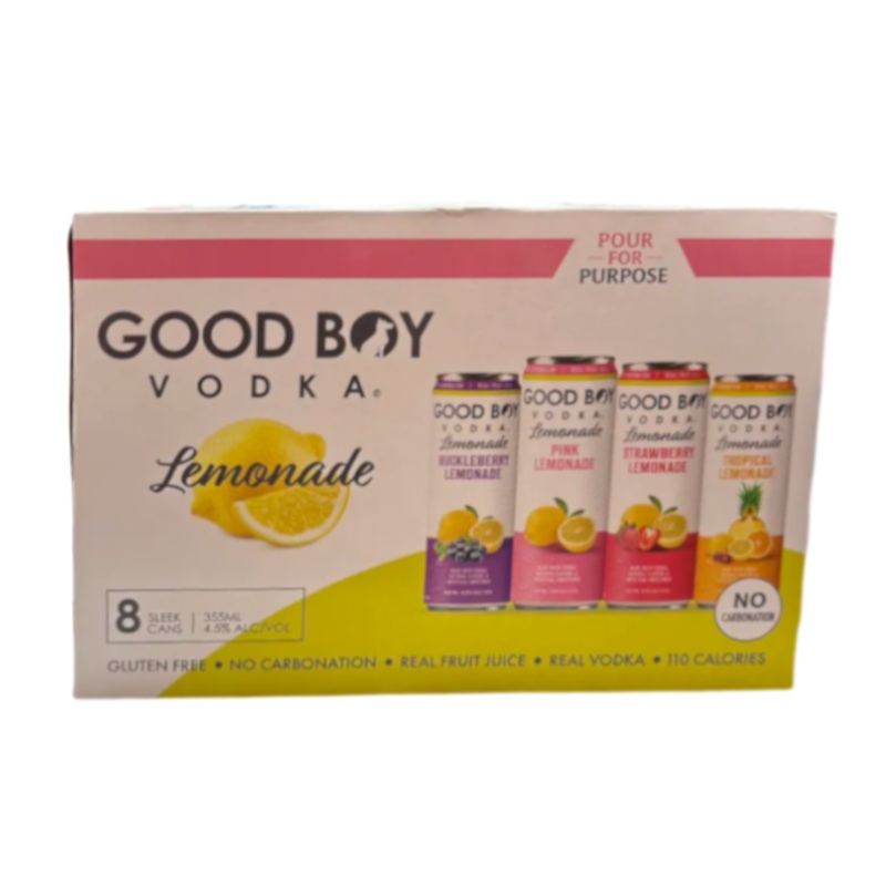 Good Boy Lemonade Variety Pack 12oz 8-Pack Can