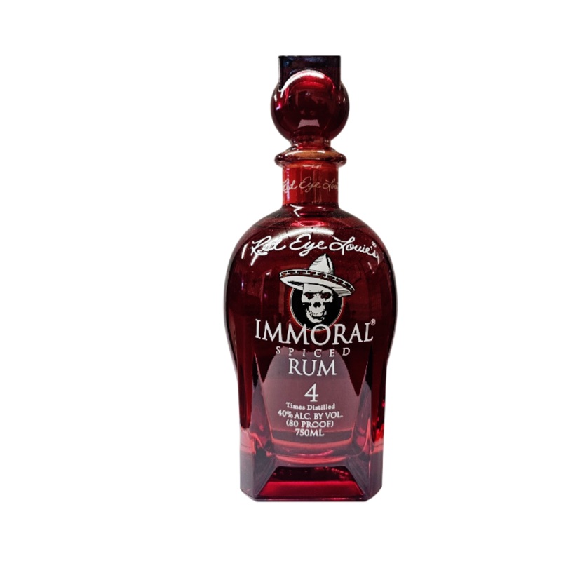 Red Eye Louies Immoral Spiced Rum 750ml