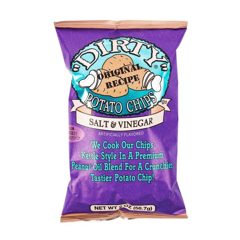 Dirty Salt & Vinegar Potato Chips 2 Oz Bag