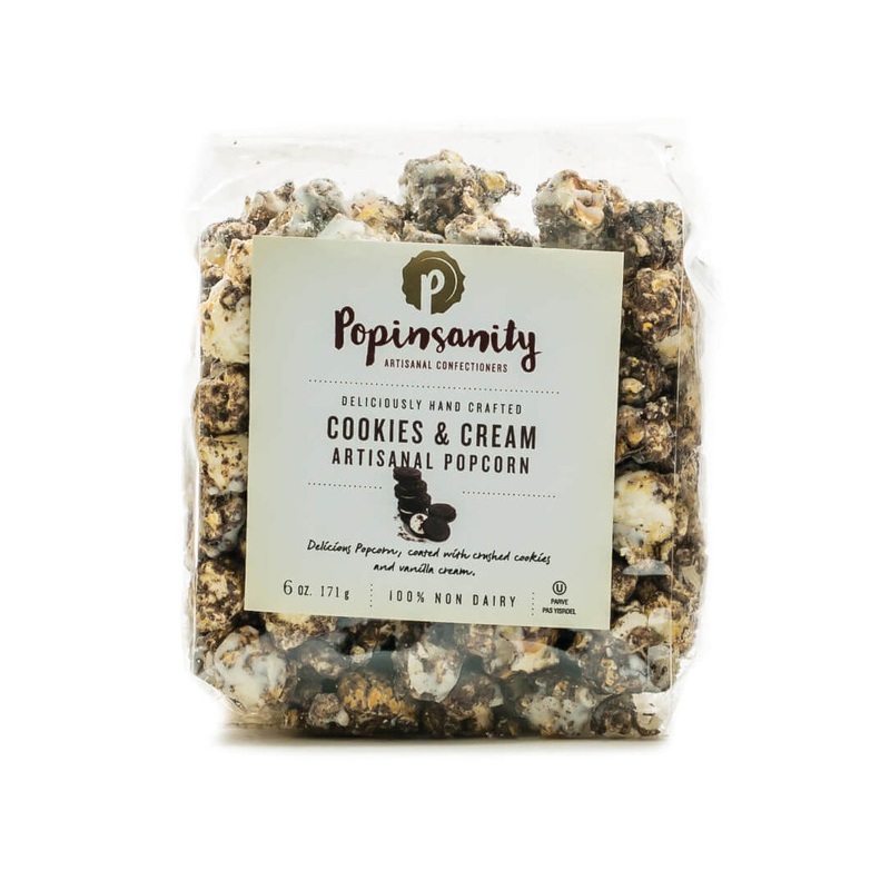 Popinsanity Cookies And Cream Gourmet Popcorn 6Oz Bag