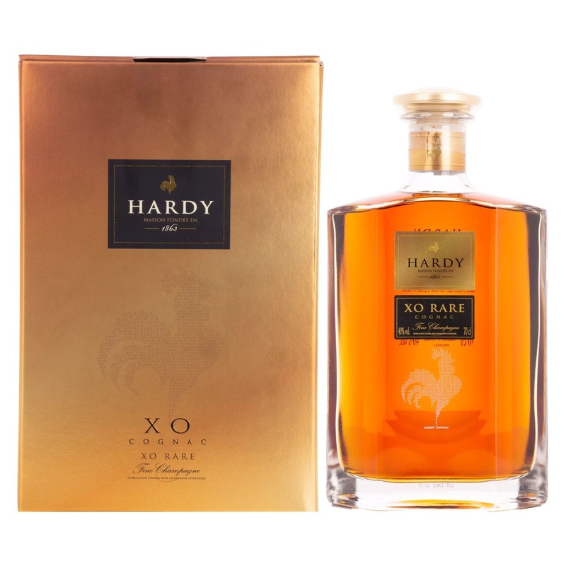 Hardy XO RARE Fine Champagne Cognac 40% Vol. 0,7l in Giftbox