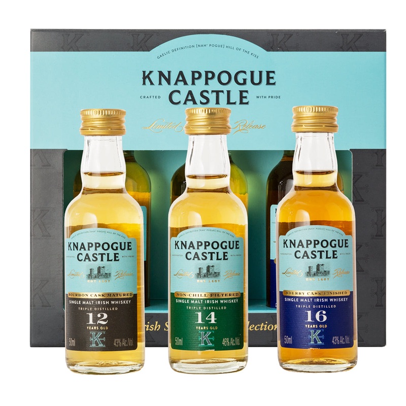 Knappogue Castle Miniatures 3pk 5cl 43%