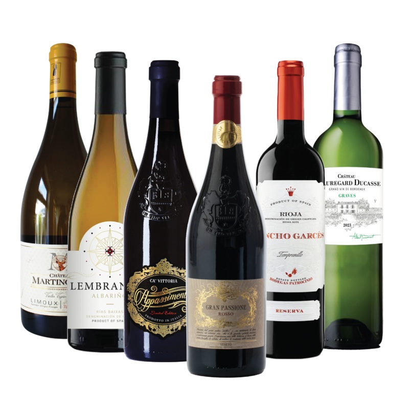 Top Rated Exclusives - 6 Bottle Wine Tasting Case
