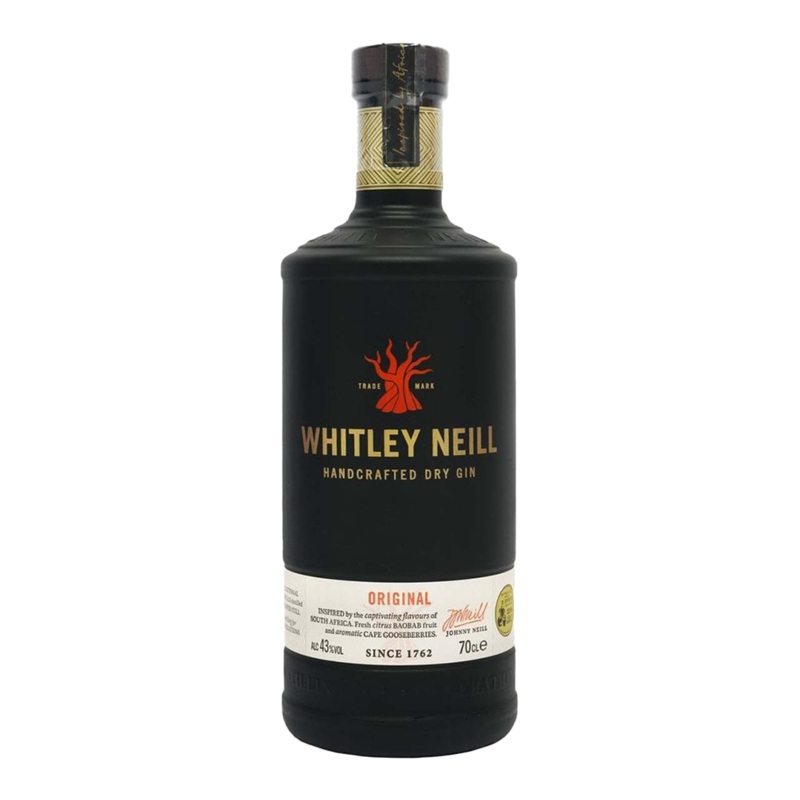 Whitley Neill Gin 70cl (Black Bottle)43%