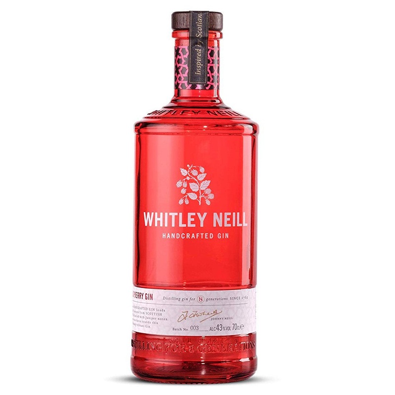 Whitley Neill Raspberry Gin 70cl 43%