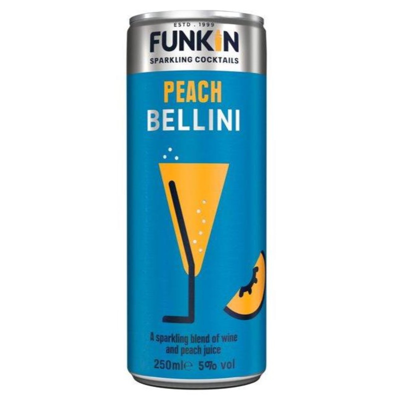 Funkin Nitro Peach Bellini 20cl Can