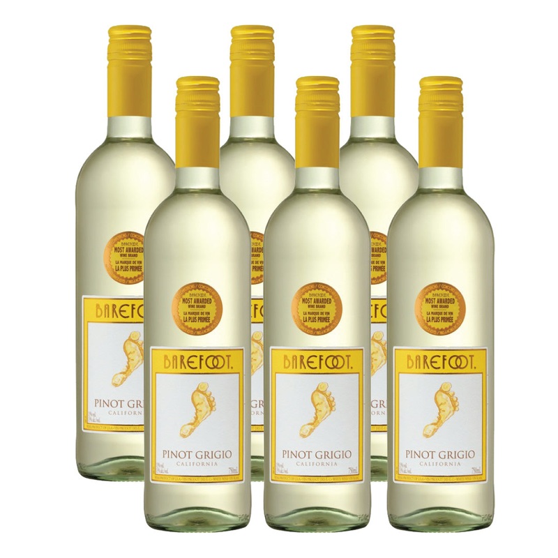 Barefoot Pinot Grigio - 6 Bottle Case