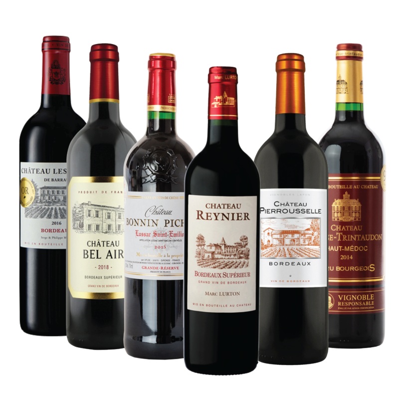 Best of Bordeaux - 6 Bottle Wine Tasting Case