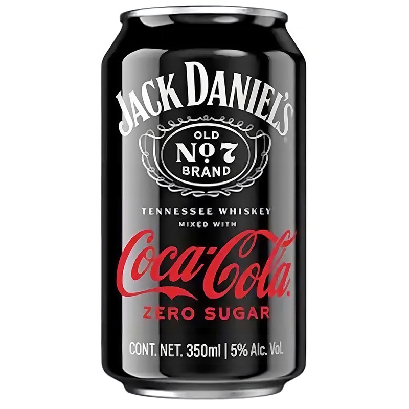 Jack Daniels & Coke Zero Can 33cl