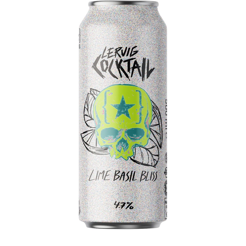 Lervig Cocktail Lime Basil Bliss 50cl Can