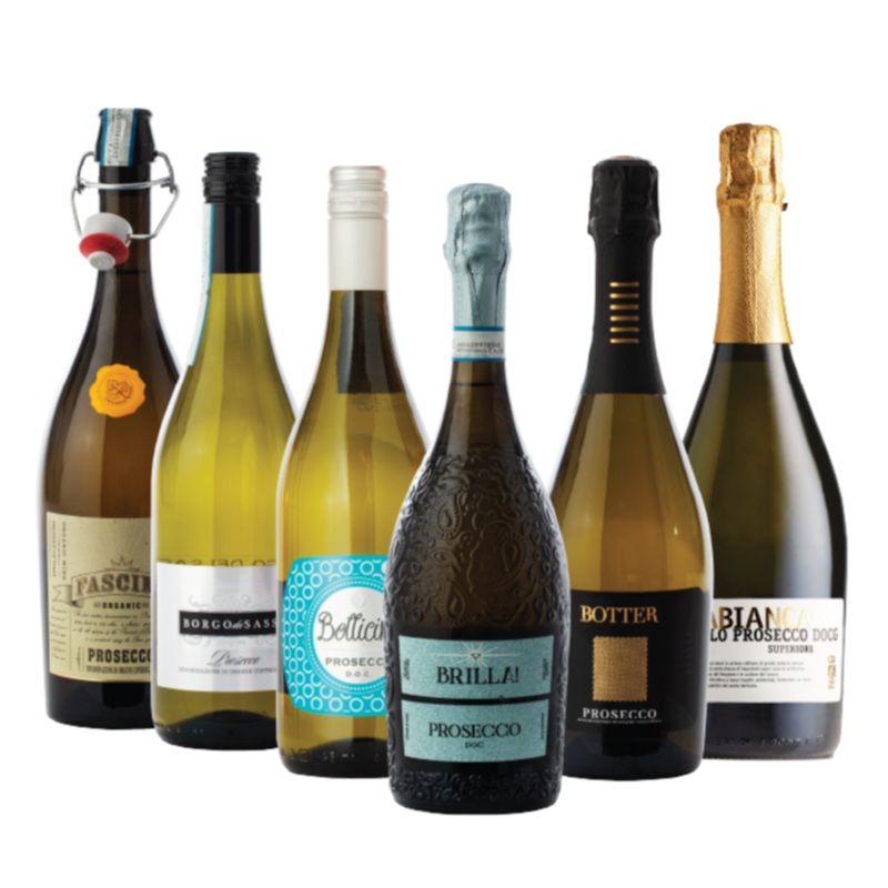 Case of Bubbles - 6 Bottle Prosecco Tasting Case