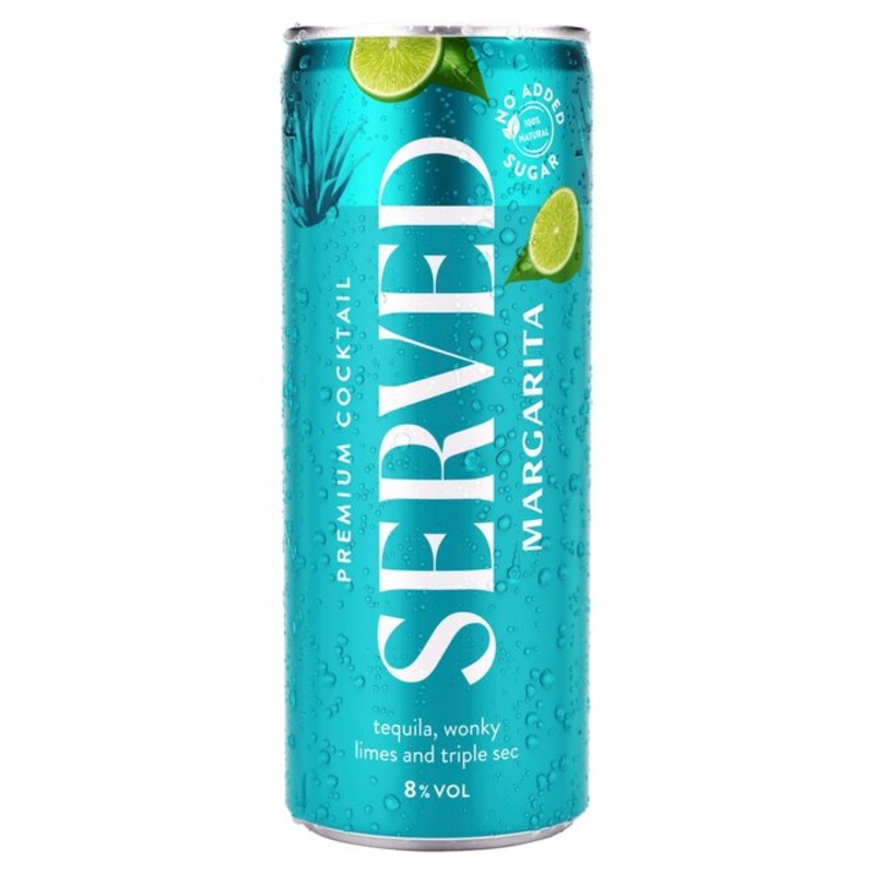 Served Margarita 250ml Can RTD 8%