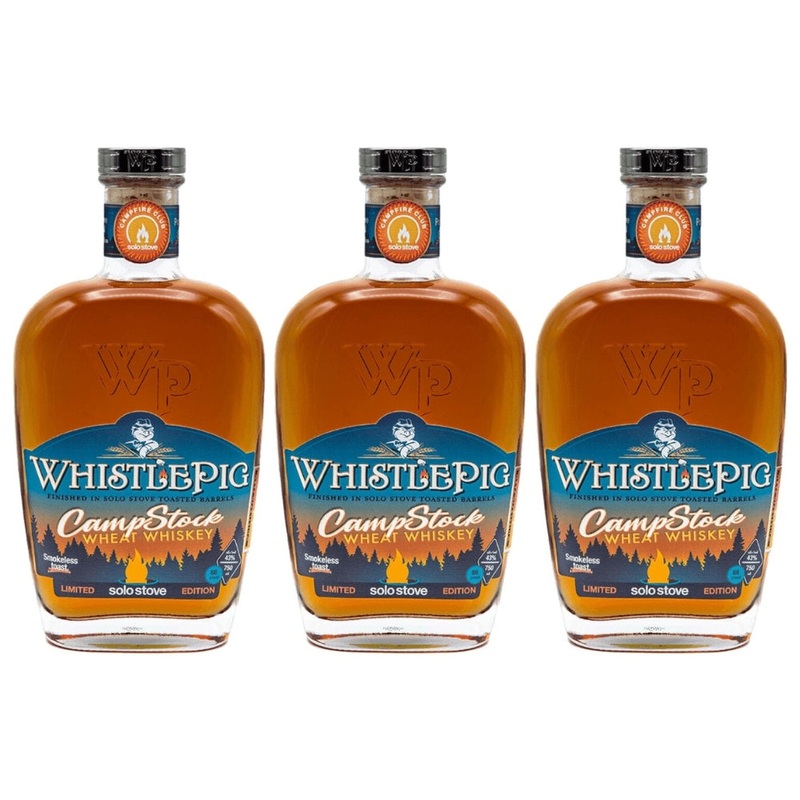 Whistlepig CampStock Solo Stove Limited Edition 3pk