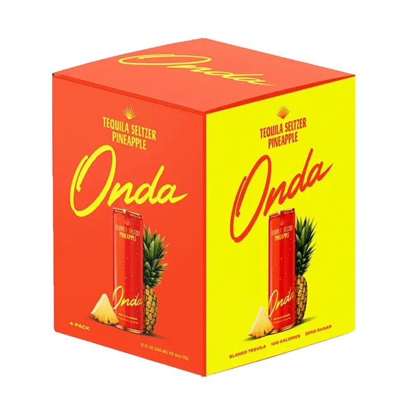 Onda Pineapple Tequila Seltzer 4PK