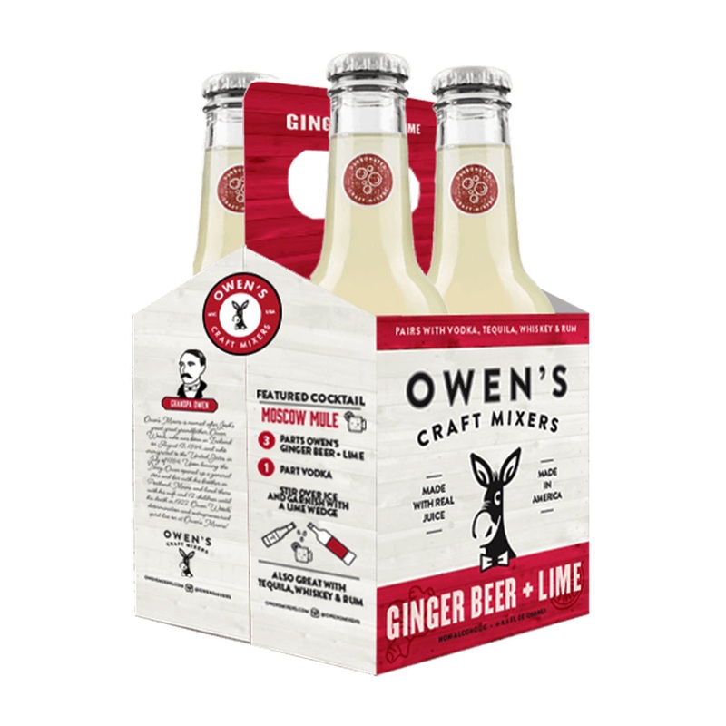 Owen's Ginger Beer & Lime 4PK