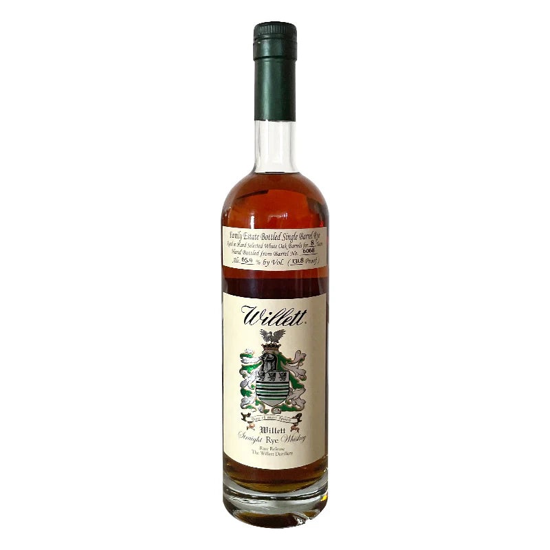 Willett Single Barrel 8 Year Old Rye 131.8 Proof Cask 6068 "Pac Edge CA Spring 22 #6"
