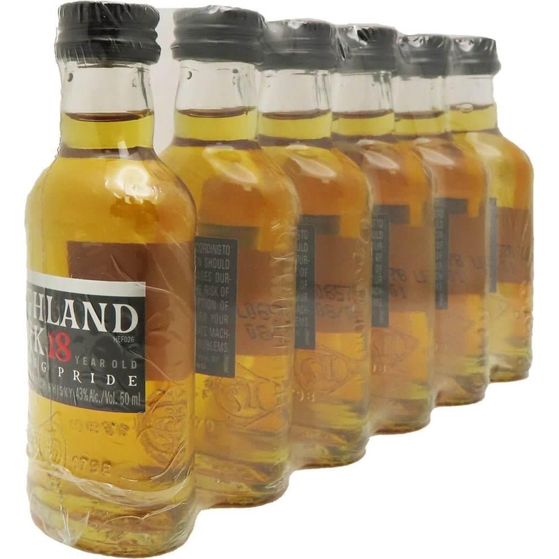 Highland Park Single Malt Whisky 18 Year Old 50ml 6pk