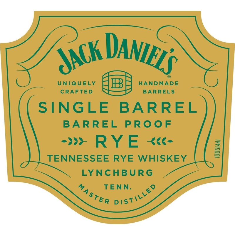 Jack Daniels Single Barrel Barrel Proof Rye Whiskey