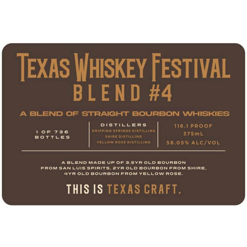 Texas Whiskey Festival Blend #4