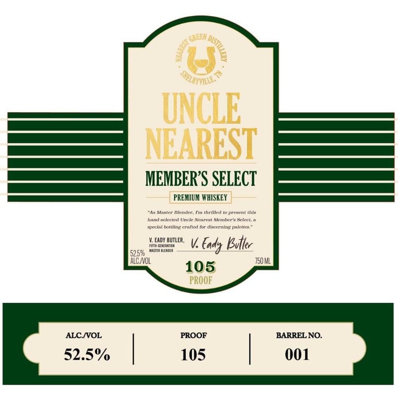 Uncle Nearest Members Select Premium Whiskey