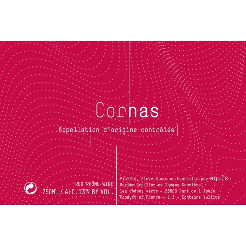 Equis Cornas Red Rhone 2019 750 ML