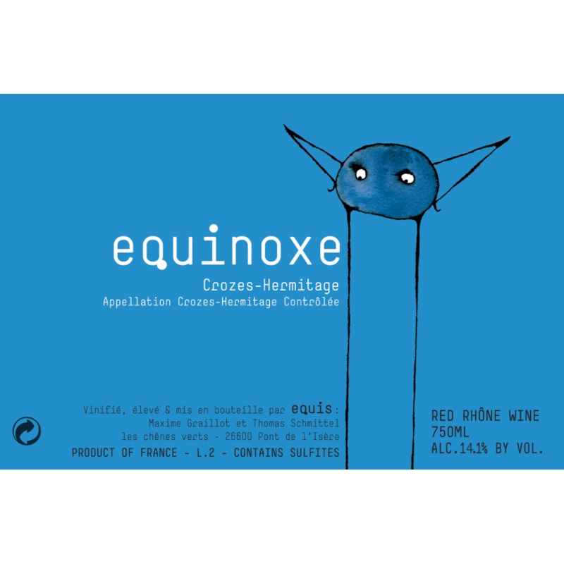 Equis Equinoxe Crozes-Hermitage Rhone 2021 750 ML