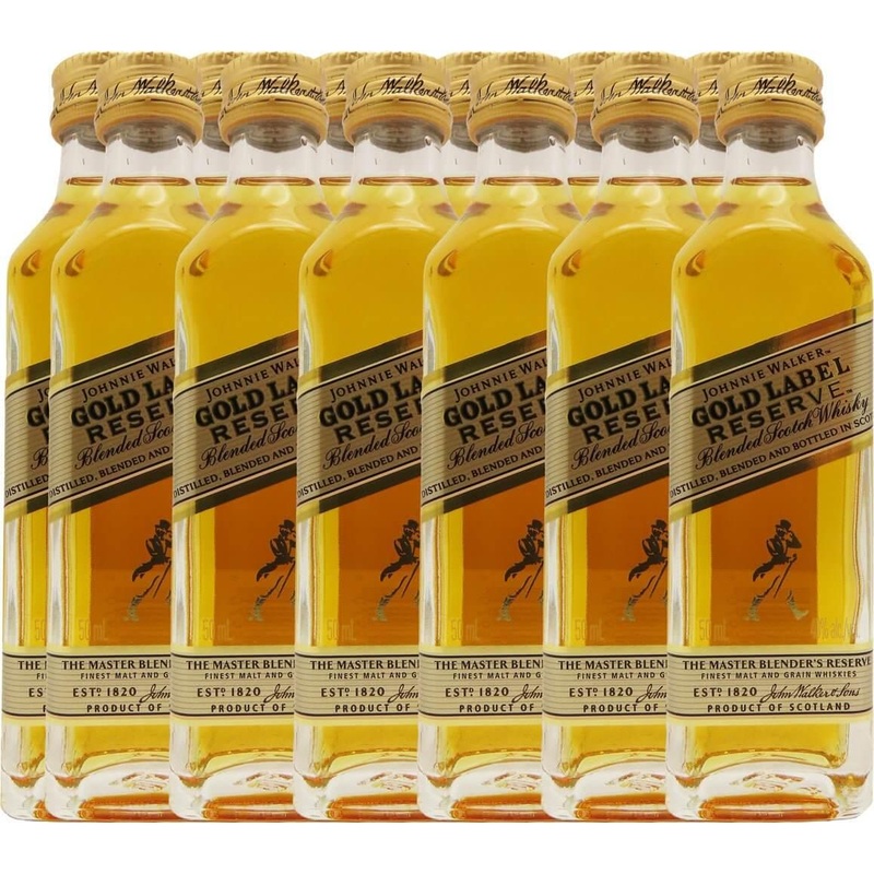 Johnnie Walker Gold Reserve Blended Scotch Whisky 50ml 12pk