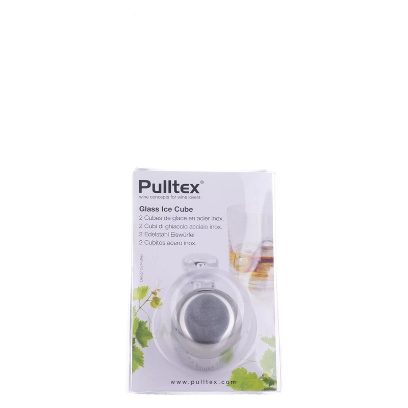 Pulltex stainless steel ice cubes 2 pieces