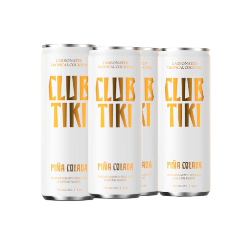 Club Tiki Pina Colada 375ml 4-Pack Can
