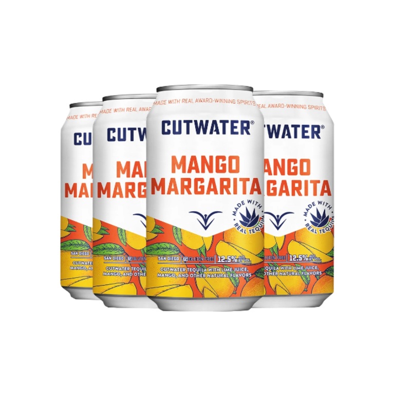 Cutwater Mango Margarita 12oz 4-Pack Can