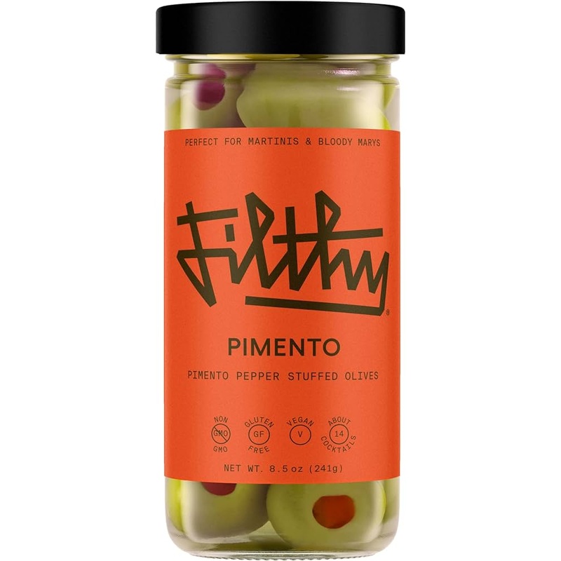 Filthy Pimento Pepper Stuffed Olives 8.5oz