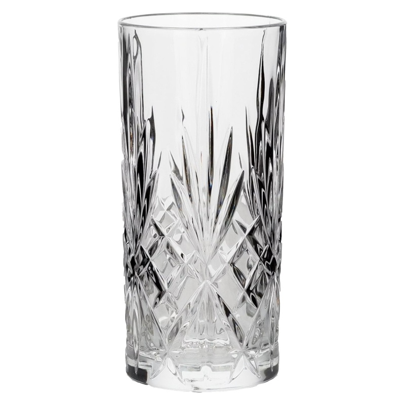 ILIOS Kristallglas Graffity Blues Becher 36 cl [box, 6 pcs]