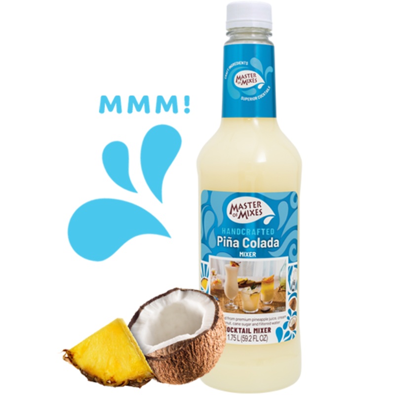 Master Of Mixes Handcrafted Pina Colada Cocktail Mixer 1L