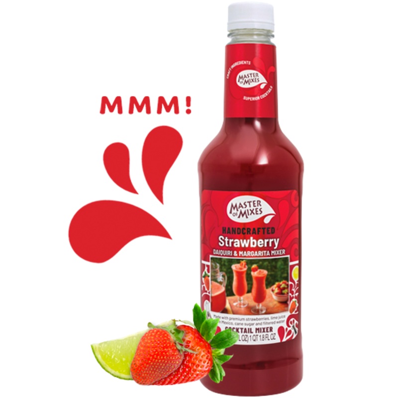 Master Of Mixes Handcrafted Strawberry Cocktail Mixer 1L