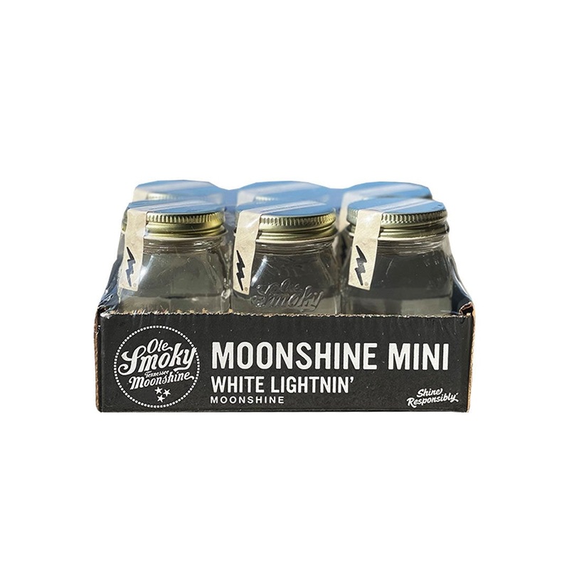 Ole Smoky White Lightin Moonshine Mini 50ml 6pk