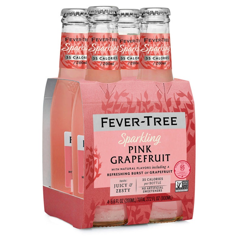 FEVER TREE SPKL PINK GRPFRT 6/4PK