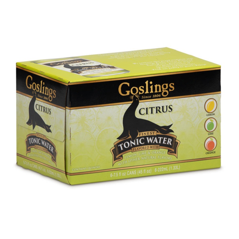 GOSLINGS TONIC WATER LEM LIME CN6P