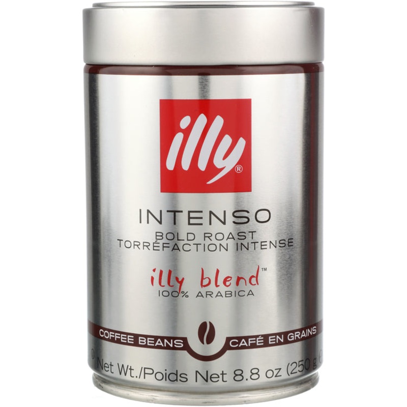 ILLY WH BEAN INTENSO 250G CAN 8839