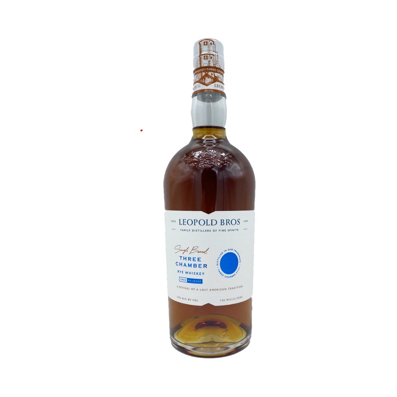 Leopold Bros Three Chamb Rye Single Barrel 2022